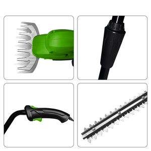 20V Li-ion industriel électrique bricolage coupe-herbe arbuste élagage bordure cisaillement portable sans fil taille-<span class=keywords><strong>haie</strong></span> poignée télescopique - Product Image 4