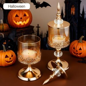 Light Luxury European American Crystal Glass <b>Storage</b> <b>Jar</b> Modern Lace Candy <b>Jar</b> Lid <b>for</b> Living Room Coffee Table <b>Kitchen</b> Parties - Product Image 4