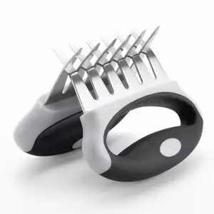 Kitchen Tool Meat Carving Fork Stainless Steel Bear Claws Chicken Shredder