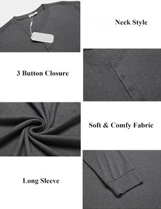 Chất Lượng Cao Tùy Chỉnh Người Đàn Ông Của Áo Sơ Mi Dài Tay Áo Nút Không Có Áo Thun Trọng Lượng Nhẹ Thoáng Khí Thời Trang Giản Dị Áo Thun Áo Sơ Mi - Product Image 4