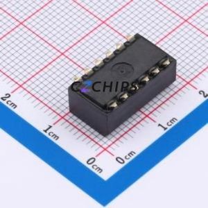 DSPV-06-LS-GET DIP Switch SMD,P=2.54mm Switch Piano Key Single Pole Single Throw 6 2.54mm - Product Image 2