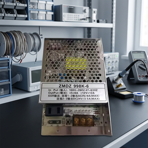 ฟิวชั่น 4 ไลท์นิ่ง ลิงค์ ZMDZ/FRO 998K-6 พาวเวอร์ซัพพลาย 100-260V อินพุต 5V/12V เอาต์พุต ปลั๊ก US ผลิตในไต้หวัน 16x9.8x4 ซม. - Product Image 2