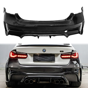 Paraurti Posteriore in Fibra di Carbonio 3D di Alta Qualità per <span class=keywords><strong>BMW</strong></span> <span class=keywords><strong>Serie</strong></span> <span class=keywords><strong>3</strong></span> 4 F30 F32 F80 F82 M3 M4 2014-2020, Kit Carrozzeria Auto - Product Image 1
