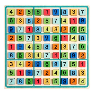Juego de <span class=keywords><strong>Sudoku</strong></span> de Madera Montessori, Tablero de Lógica Numérica para Niños Pequeños, Regalo Educativo de Matemáticas - Product Image 5