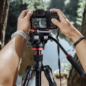 Profesyonel ağır alüminyum kamera sabitleyici standı <span class=keywords><strong>Tripod</strong></span> fotoğraf ve Video çekim için Canon dijital <span class=keywords><strong>DSLR</strong></span> için - Product Image 6