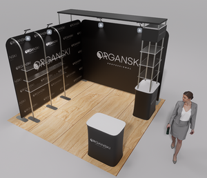 كشك عرض تجاري ومنحنى خلفية حفلات مخصصة من أجل Evens - Product Image 5