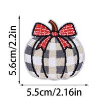 En gros, patchs brodés et appliques thermocollantes assortis à motifs citrouille d'automne, écossais, léopard et nœud, pour vêtements, sacs et projets DIY de Thanksgiving