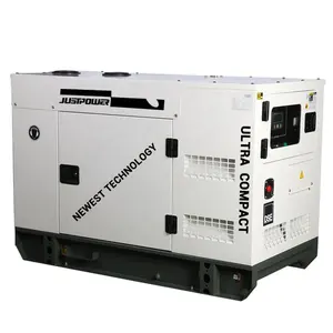 Kualitas tinggi 220v 10kw 25kva menghasilkan Diesel listrik Generator Silent Diesel 15kva listrik set Generator laut