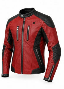 เสื้อแจ็คเก็ตมอเตอร์ไซค์หนัง Heritage Racer |   สีแดงเบอร์กันดี สีดำ สีเขียว สีน้ำตาล |   ผู้ผลิต OEM ODM |   คุณภาพระดับพรีเมียม | - Product Image 3