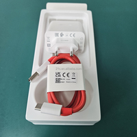 Kit de Adaptador PD 100W SUPERVOOC, Cable SuperRápido Tipo-C 6A/10A, Enchufe Europeo de 2 Pines, Material Ignífugo para OPPO Find X7 X6 Pro OnePlus PC