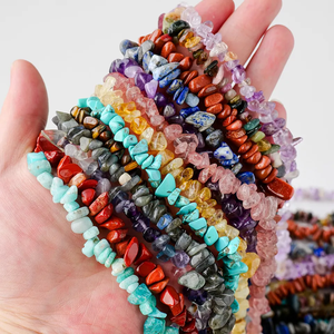 Natural <strong>Gem</strong> Stone Irregular Gravel Chip Bead Stretchy Bracelet Healing Crystal Amethyst Chip Beaded Bracelet for Women <strong>Jewelry</strong> - Product Image 3