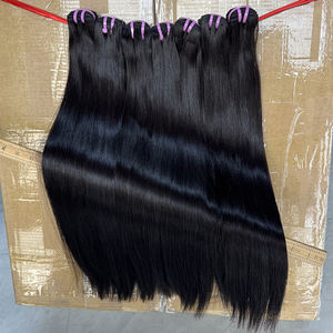 Expédition immédiate, vente en gros d'usine à 100%, cheveux brésiliens vierges Remy de qualité supérieure, lisses, ondulés, tissage à la machine, double trame, toutes les couleurs, 10 à 30 pouces - Product Image 5