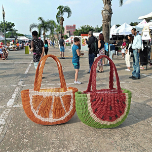 New Fashion Woven <b>Straw</b> Clutch Handbag Women's Summer Beach Crossbody <b>Bag</b> Boho Wicker Single Strap Lace-up Closure Wedding - Product Image 3