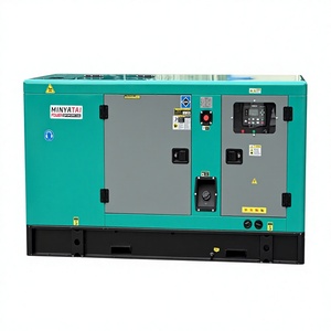 Générateurs silencieux portables à courant alternatif triphasé, groupe électrogène haute puissance 12 kW-50 kW, générateur commercial pour alimentation mobile d'urgence - Product Image 1