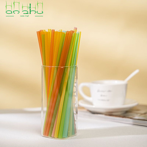 Pailles à boire compostables <span class=keywords><strong>en</strong></span> PLA, biodégradables et écologiques pour les boissons au lait à bulles, les smoothies et les jus - Product Image 1