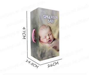 Sıcak yeni el yapımı 47CM silikon yeniden doğmuş vinil bebek bebekler yumuşak peluş çocuklar ve okul için özelleştirilebilir IC hediye ile - Product Image 5