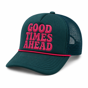 Custom Trucker High Quality Gorras 5 Panel Snapback <b>Hat</b> Cotton Two Tone Trucker Cap With Custom Embroidery Logo - Product Image 3