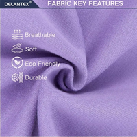 Tissu en suède scuba à mémoire de forme organique 100% polyester Delantex pour vêtements de nuit et filles en plein air