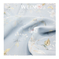WI-B05 kein MOQ Großhandel Chiffon Stoff Crinkle Chiffon Stoff Druck Digitaldruck Blumen stoff für Kleid