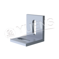 Rail en aluminium de 300 mm de longueur pour système de montage de panneaux solaires, prix d'usine Yuens