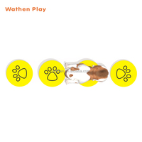 Équipement de terrain de jeu pour chiens au design tendance, pour usage intérieur/extérieur, formation des animaux de compagnie, construction en plastique et métal