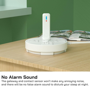 Système d'<span class=keywords><strong>alarme</strong></span> de sécurité domestique sans fil portable AGSHOME 5 pièces avec WiFi 2,4 GHz, notification via l'application Tuya Smart pour la sécurité des enfants - Product Image 2