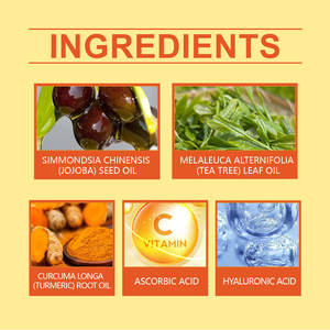 Óleo Corporal de Cúrcuma 100ml Anti Dark Pot e Anti Envelhecimento Clareamento Body & Face Óleo Essencial de Cúrcuma Extrato para Pele Massagem - Product Image 6