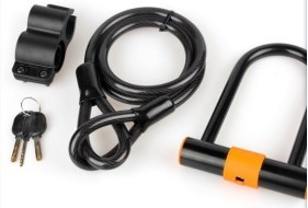 YH1738 vélo <span class=keywords><strong>antivol</strong></span> moto <span class=keywords><strong>u</strong></span>-lock <span class=keywords><strong>avec</strong></span> câble en acier Double ouvert cisaillement rugueux accessoires de vélo de sécurité - Product Image 5