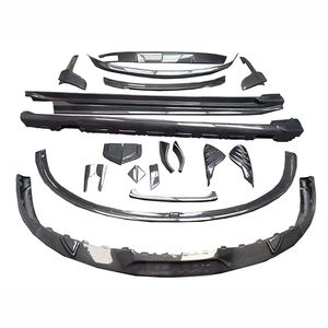 Kit carrosserie en fibre de carbone pour <span class=keywords><strong>porsche</strong></span> taycan mise à niveau vers les kits carrosserie Techart - Product Image 1