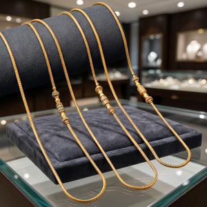 Colliers en chaîne Mopu plaqués or micron 14K, 18K, 24K avec pierres CZ, Bijoux de mode, Chaîne en laiton, Bijoux en micro-or avec pierres CZ, Vente en gros - Product Image 5