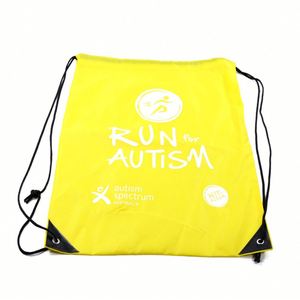 Custom logo Makeup Gift Heavy Duty Printed Candle Fabric Polyester Drawstring Storage Sports Totes Bags Stain - Product Image 1