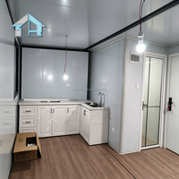 Maisons préfabriquées transportables insonorisées résistantes, très vendues, Tiny Home de 20 pieds pour hébergement temporaire en bord de mer