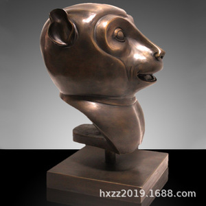 Brass Zodiac Ox Head Sculpture Cast Bronze Outdoor Water Feature Decoration Chinese Style Fountain Art - Product Image 5