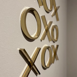 Insegna con Lettere in <span class=keywords><strong>Metallo</strong></span> Non Illuminate, Logo Personalizzato per Attività Commerciali, Logo Pubblicitario, Lettere in <span class=keywords><strong>Metallo</strong></span> 3D, Lettere Luminose 3D per Salone di Bellezza - Product Image 3