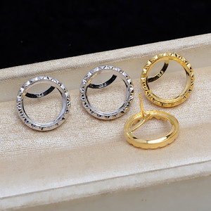 Ensemble de boucles d'oreilles pendantes en argent S925, 15 mm, fond plat vide, bijoux JG5303 - Product Image 2