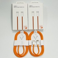 Cable de Carga Rápida PD de 60 W, 1 m, Trenzado de Nailon, Tipo C a Tipo C, Cable de Carga USB-C a USB-C de Alta Velocidad para iPhone 15/16/17
