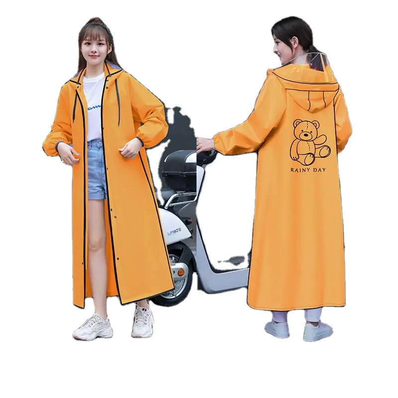 Unisex Draagbare Regenjas Voor Mannen Vrouwen Regen Poncho Visser Regenjas