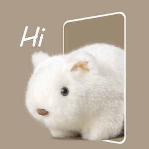 Peluche de cobaye ultra-réaliste, adorable peluche de cobaye, cadeau amusant pour les enfants, animal en peluche compagnon - Product Image 6