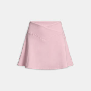 Custom Bebê Rosa Ginásio Yoga Ativo Tanque Top Colheita Respirável Sweat-Wicking Mulheres Tênis Bolso Saias Vestido De Golfe 2pcsTennis Set - Product Image 4