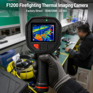 กล้องถ่ายภาพความร้อนตรวจจับการเกิดไฟไหม้ LSJ F1200 ตรวจจับการจุดติดใหม่ ตรวจจับจุดร้อน กล้องถ่ายภาพความร้อน F1200 "LSJ F1200 Flashove" - Product Image 4