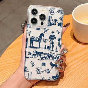 Bueyes caballos pasto impresión a prueba de golpes espacio TPU funda de teléfono móvil para Iphone 8 X Xr Xs 11 12 13 14 15 16 17 Pro Max - Product Image 6