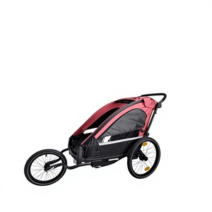 Remorque de vélo en alliage d'aluminium pour enfants avec suspension indépendante, pneus de 20 pouces, charge utile de 35 kg - Product Image 3