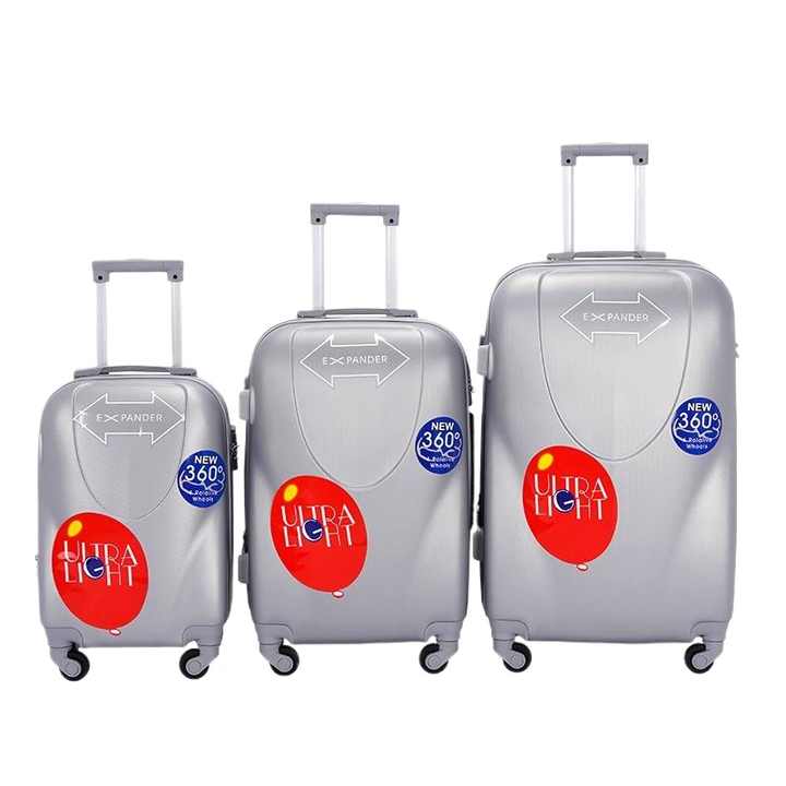 Hard Shell Case Luggage Travel Luggage Trolley Plastic Rolling Luggage