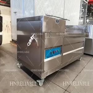 Commercial Automatic 800kg/h Industrial French Fries Sweet Potato Brush Peeler Peeling And Cleaning Washing Machine