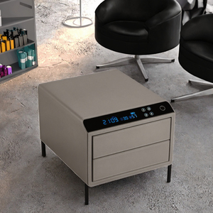 Steel Double Layer Cabinet Storage <strong>Wardrobe</strong> <strong>Hardware</strong> with Fingerprint Access and Single Damper Track Slider - Product Image 5