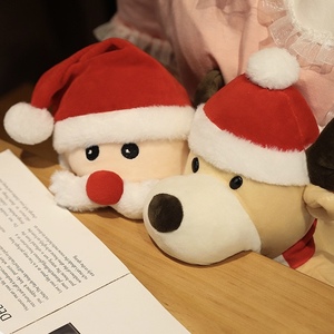 Campione gratuito originale nuovo arrivo personalizzato peluche farcito a mano <span class=keywords><strong>pupazzo</strong></span> peluche peluche di peluche di natale personalizzazione - Product Image 6