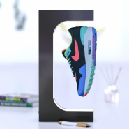 Exhibidores Magnéticos Levitantes con Luz LED Giratoria de Colores para Zapatos, con Bola de Acero Ajustable, de Alta Calidad para Dropshipping