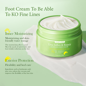 Crème pour les pieds à la vente chaude, crème pour éliminer les fissures des pieds, crème adoucissante pour les pieds, protection à l'huile d'arbre à thé et réduction du gonflement, crème pour les pieds à l'huile d'arbre à thé - Product Image 4