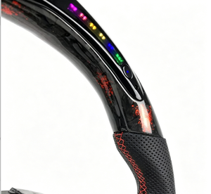 Volante de Fibra de Carbono Forjado con Pantalla LED para Honda Accord de Décima Generación, Interior de Auto 2018 2019 <span class=keywords><strong>2020</strong></span> 2021 2022 2023 - Product Image 2