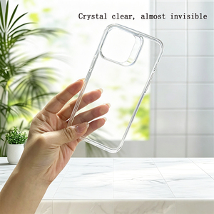 <span class=keywords><strong>Coque</strong></span> de téléphone <span class=keywords><strong>transparente</strong></span> en TPU de luxe, anti-rayures, anti-jaunissement, idéale pour <span class=keywords><strong>iPhone</strong></span> 11 <span class=keywords><strong>12</strong></span> 13 14 15 16 17 Pro Max Plus Air - Product Image 3